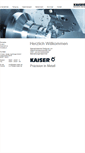 Mobile Screenshot of kaiser-metall.de